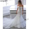 Party Dresses VIKTORIA Delicate Trumpet Wedding Dresses Mermaid For Women Bride Off Shoulder Appliques Tul Vestidos De Novia Custom Made 0408H23