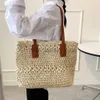 Bolsos de hombro Bolsos de paja de verano para mujer Fasion Boemia y bolso tejido Bolso de lujo Bolso de mano Catlin_fashion_bags