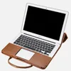 Briefcases Business Handbag Waterproof Wear Resistant PU Laptop Bag Travel Office Bags Briefcase Computer Stand Breathable Heat Proof Case