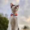 Hundkläder PET Huvudbonader Söt överlägsen kvalitet för påsktillbehör Katt Bowtie Bekväm justerbara dekorationstillbehör