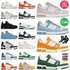 Damen-Herrenschuhe OG Originals geprägter Luxus-Casual-Virgil-Denim-Abloh-Rosa-Blau-Weiß-Schwarz-Kalbsleder-Trainer-Loafer-Plattform-Low-Top-Designer-Sneaker