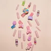 Falsche Nägel Bequemes gefälschtes Cartoon-inspiriertes wasserdichtes Gel 3D Candy Charms Full Cover Tipps DIY Nail Art Kit für Frauen