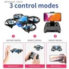 Drones Mini V8 Drone 4K 1080P HD caméra grand Angle WiFi FPVDrone hauteur garder pliable quadrirotor enfants jouet cadeau Q231108