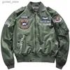 Chaquetas para hombres Primavera para hombres Hip Hop Ejército táctico Chaqueta de motocicleta militar Ma-1 Piloto Abrigos de algodón Hombre Béisbol Bomber Chaquetas S-3XL Q231109