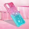 Bling Flowing Two-Tone Quicksand Floating Case Liquid Gradient Glitter Sparkle Soft TPU Cover Shockproof For Google Pixel 9 8 Pro 8A 7A MOTO G 5G Play Power 2024 Pure