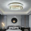 Nordisk LED Crystal Circle Taklampkrona Belysning för vardagsrum sovrum hem inomhus dekor lampara techo armatur