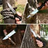 SWISS TECH Fixed Blade Knife Survival with Sheath Strong Single Edge Great for Hiking Camping Outdoor Activities