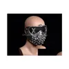 Party Masks Halloween Devil Cos Stage Mask Ghost Steps Street Rivet Death Watch Dogs Cosplay Face GB888 Drop Delivery Home Garden Fe DHVR4