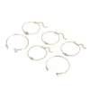 Link pulseiras 6 pçs/lote na moda estilos mistos charme corrente pulseiras conjunto para mulheres meninas olho da sorte borboleta jóias presente de festa
