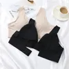 Camisoles Tanks Naadloze Vrouwen Beha Zachte Intieme V-hals Bras Voor Sexy Ondergoed Backless Bralette Intimates Push Up