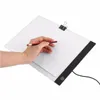 Freeshipping Digital Tablet A4 Paper Size LED Artist Thin Art Stencil Drawing Board Ultra-thin Art Tracking Writing Light Pad Lfrxw