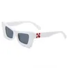 Mode Lunettes De Soleil Cadres De Luxe Offs Hommes Femmes Marque Cats Eye Lunettes De Soleil Flèche x Blanc Noir Cadre Lunettes Lunettes De Soleil Lumineux Sp3u6i