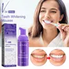 V34 سلسلة تنظيف الأسنان موس معجون أسنان الأسنان نظيفة الأسنان طازجة معجون أسنان الأسنان أبيض منتج تنظيف الأسنان