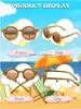 Childrens Sunglasses Frames Kids Cute Round Toddler Glasses For Boys Girls Beach Outdoor Sports Age 310 Drop Delivery Amcl4