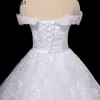 Party Dresses Vestido De Noiva Pearls Lace Wedding Dress Robe Princess Mariage Plus Size Long Train Bridal Wedding Gowns 0408H23