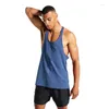 Men's Tank Tops Casual Summer High Quality Bodybuilding Fitness Muscle Singlet Male Cotton Sleeveless Workout T-shirt Vest