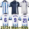 2023 2024 Gerçek Sociedad Futbol Jersey Oyarzabal Sadiq Andre Silva Zubimendi Brais Mendez Merino Le Normand Gorosabel Uzak Erkek ve Çocuk Futbol Gömlek