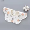 Bibs Burp Cloths Baby Cotton Bibs Petal Infants Cartoon Print Feeding Saliva Towel Newborn Toddler Soft Burp Cloth For Spring Autumn Cute Kid BibL231108