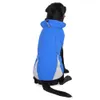 Manteau imperméable pour chien, vêtements imperméables réglables pour animaux de compagnie, veste de pluie légère avec bande réfléchissante, fermeture facile à mettre en place, tenues pour chien, veste pour chien, bleu