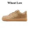 NOWOŚĆ MĘŻCZYZN KOBIETA 1 Buty Jeden biały czarna pszenica na użyteczność Czerwona Women Pastel Świerk aura Outdoor Mens Trainer Casual Sneakers Rozmiar 36-45