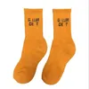 2023 Erkek Çoraplar Çok renkli pamuklu çoraplar Erkek ve Kadınlar Klasik Mektup Nefes Alabaş Çoraplar Karışık Futbol Basketbol Spor Çorapları