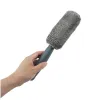 Portable Microfiber Tire Rim Brush Car Wheel Cleaner Cleaning Tool with Plastic Handle