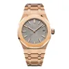 Luxery Watch Designer Watch Womens Watch Oak Watch Rise Gold Casual Montre Quartz Ultra Glow rostfritt stål metallband klocka lyx svart klocka med låda