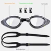 Professionelle Herren-Damen-Silikon-Antibeschlag-UV-verstellbare galvanisierte Gläser, wasserdichte Schwimmbad-Bad-Taucherbrille P230601