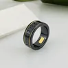 Anillo de lujo unisex de moda para hombres, mujeres, anillos de diseñador unisex, joyería, negro, blanco, ahueca hacia fuera, anillos de cerámica, joyería simple, anillo para parejas