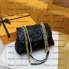 Designer Bags Handbag Shoulder Chain Bag Clutch Flap Tote Bag Wallet Check Velour Thread Purse Double Letters Square Fat Gingham Women Luxury Crossbody Bag