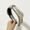 Fashion Designer's Brand Hair Hoop Classic Hair Accessories National Styles Embroidery Hairpin Vintage Letter Lovers Gifts Wide Brim Headwear Accessories