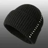 Ball Caps 2023 Fashion Knitted Hat For Men Retro Warm Solid Color High Street Casual Hombre Chapeau Femme Hip Hop