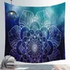 Camuess 95x73cm (38x29inch) el sanatları el sanatları goblen duvar asılı hippi mandala bohem hippi yatak mavi mavi