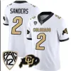 Maillot de football universitaire des Buffaloes du Colorado 2023 Shedeur Sanders Sy'veon Wilkerson Dylan Edwards Travis Hunter Anthony Hankerson Xavier Weaver Jimmy Weaver Horn Jr.