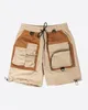 Men's Shorts Summer Cargo Fashion Trend Multi Pocket Straight Loose Casual Sports Five Division Of Labor Dress Pants