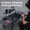 Camp Furniture Outdoor Igt Table Lätt aluminium Portable Folding Camping Multifunktionell expansionsutrustning