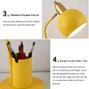 Lâmpadas de mesa Lâmpada criativa nórdica Moda Metal Pen Art Arte simples Luzes LED/proteção para os olhos Reading, Decoração da casa do quarto