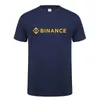 Mens TShirts Binance T Shirt Crypto Men Casual Tees Cotton Short Sleeve Cool Tops Tshirt OZ421 230407