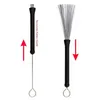 1pcs Drum Accessories Drum Brushes Drumstick Retractable Handles Brushes for Jazz Rock