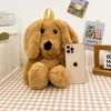 Zaini di peluche stile bambola di cane Zaini di peluche per animali adulti Zaino per cani di peluche Borsa da donna regalo per ragazze Animali Borse per bambini per ragazze 231108