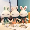 New and Same Style Princess Rabbit LOVE Rabbit Plush Toy Couple Rabbit Doll Throw Pillow Soft and Cute Girl Doll Gift