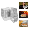 Contenedores para llevar, bandejas para tostadas, platos, suministros de alimentos, bandeja para parrilla, Uds., caja de papel de aluminio para pan, 30 sartenes desechables, lata de aluminio para Pizza y barbacoa