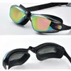 Goggles ny professionell vuxen anti-dimma UV-skyddslins män kvinnor som simmar skyddsglasögon vattentät justerbar silikon badglasögon p230408