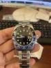 Luksusowe zegarki męskie Pierścień Ceramiczny Automatyczny zegarek mechaniczny 40 mm GMT 2813 Ruch Luminous Sapphire Mirror 904L Modna srebrna bransoletka Wodoodporna zegarek-1