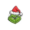 Sko delar tillbehör grossist jul krok charms mjuk gummi pvc tecknad clog charm för Xmas gåva droppleveransskor dhkev