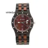 Watches For Men Quartz BEWELL watch with five beads and wooden sandalwood Mason