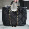 дизайнерская большая сумка роскошные дизайнерские сумки женская сумка седельная сумка 22P нейлоновая цепочка для покупок материал: большой бренд с ромбовидным узором портативный рюкзак через плечо