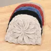 Beanies Beanie/Kafatası Kapakları Balıkçı Şapkası Kadın Moda Yün Örgü Şapkaları Yetişkin Hollow Beret El yapımı tığ işi yün hatbeanie/kafatası