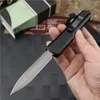 UT-Combat UT85 Coltelli automatici per attaccante Lama in damasco Manico in fibra di carbonio Tattico Caccia Campo Autodifesa Salvataggio Coltello tascabile Strumenti EDC