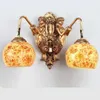 Wall Lamps Modern Double Light Mediterranean LED Bedroom Mermaid E27 Lustre Lighting For 90-260V